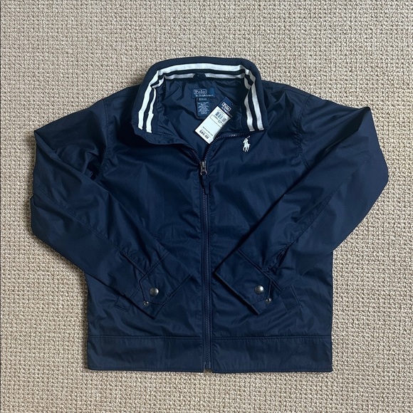 Ralph Lauren Other - NWT Polo Ralph Lauren Boys Navy Lightweight Hooded Jacket Size 10 (10–12)